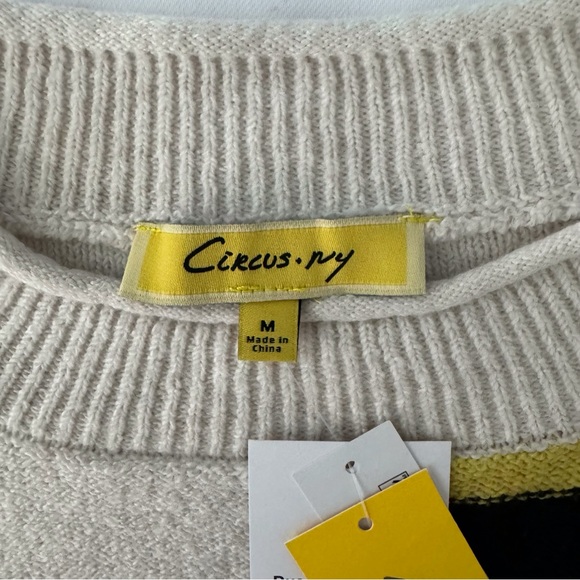 Circus NY by Sam Edelman Slouchy Pullover Sweater Multi Color Medium - Picture 5 of 12